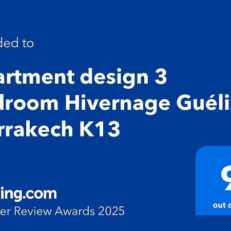 Apartment Design 3 Bedroom Hivernage Gueliz Marrakech K13 Marrakesh Exterior foto